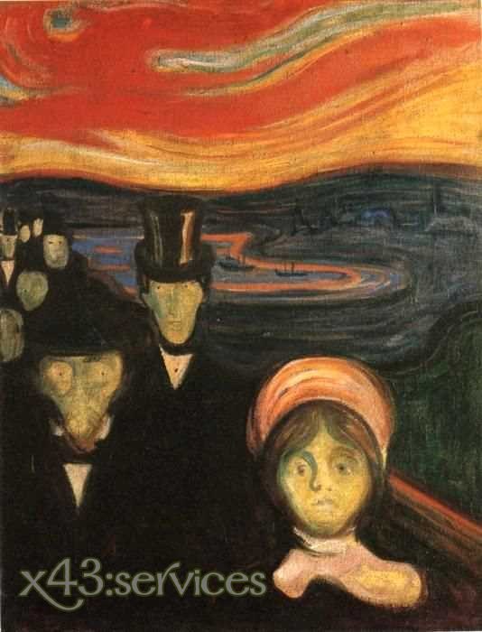 Edvard Munch - Angst - Anxiety